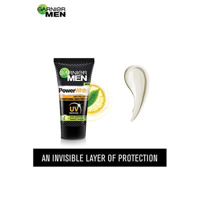 Garnier Men Power White Anti-Pollution Brightening Moisturiser 40 gm - Face Moisturizers