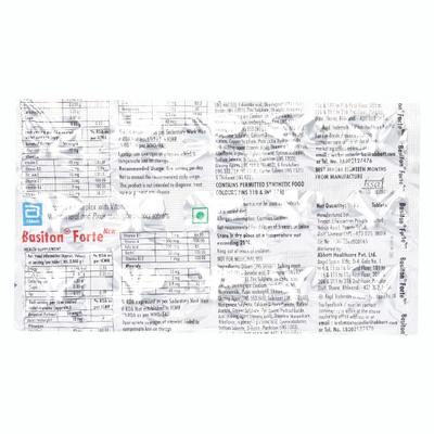 Basiton Forte New Tablet 15'S - Supplements-Vam