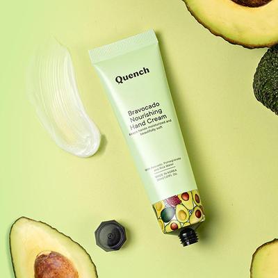 Quench Botanics Avocado Korean Hand Cream with Pomegranate & Shea Butter (Fruity Scent) 30 ml - Hand Creams
