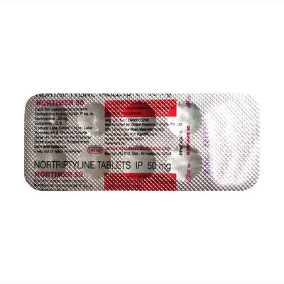Nortimer 50mg Tablet 10'S - Depression-Ant