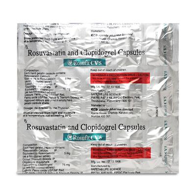 ROSUFIT CV 5 Capsule 15's - High Cholesterol-Dys