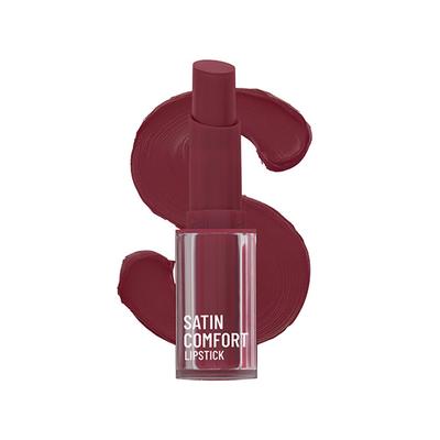 Swiss Beauty Satin Comfort Lipstick - Grape WIne 3 gm - Lipsticks