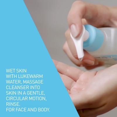 CeraVe SA Smoothing Cleanser For Dry, Rough & Bumpy Skin, Face wash with Salicylic Acid & Ceramides 236 ml - Face Washes