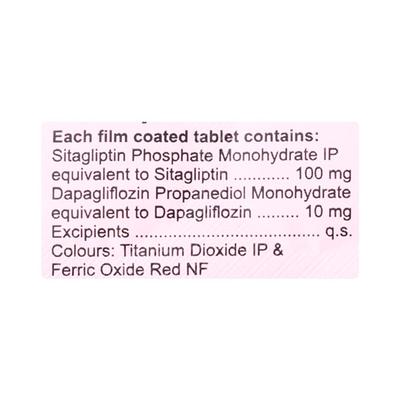 SITACIP D 100/10 Tablet 10's - Diabetes-Ant