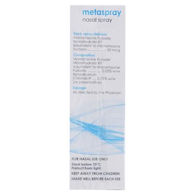 Metaspray Nasal Spray 100Md - Nasal Congestion-Nas