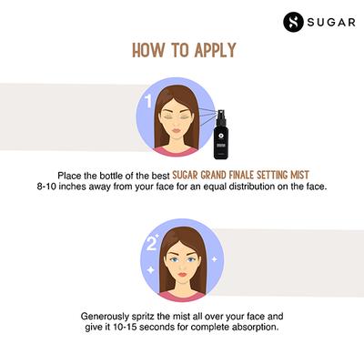 SUGAR Cosmetics Grand Finale Dewy Setting Mist 50 ml - Setting Spray