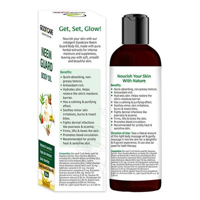 Goodcare Neem Guard Body Oil 200 ml - Massage Oils