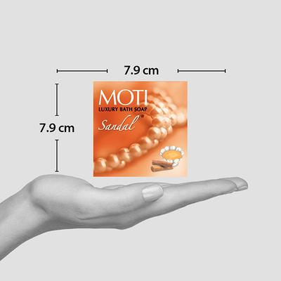 Moti Luxury Bath Soap Sandal 150 gm - Soaps
