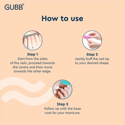 Gubb 2 In 1 Nail File & Cuticle Trimmer Durable Convenient 1's - Nail Care