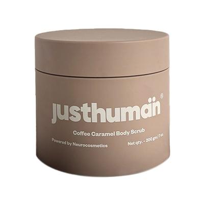 Justhuman Coffee Caramel Body Scrub Jar 200 gm - Scrubs & Exfoliants