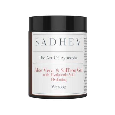 Sadhev Aloe Vera & Saffron Gel with Hyaluronic Acid 100 g - Face Moisturizers