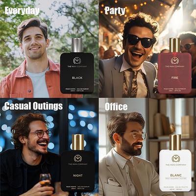 The Man Company Perfume Gift Set For Men 4 x 50ml- A Gentlemans Choice Premium Long-Lasting Perfume 1's - Men Perfumes (Edt/Edp)