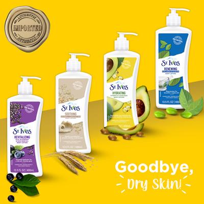 St. Ives Hydrating Vitamin E & Avocado Body Lotion 400 ml - Lotions & Creams