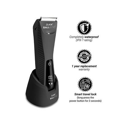 Ballistic By Zlade Manscaping Full-Body Trimmer With Extra Heads For Men, 1 Trimmer + 2 Heads 1s - Trimmers