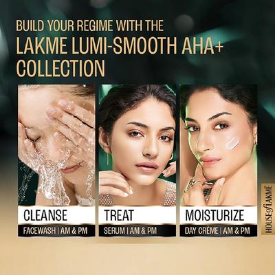 Lakme Lumi Smooth AHA+BHA+PHA+B3 Cream 50 gm - Face Moisturizers