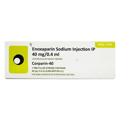 CORPARIN 40mg Injection(Pfs) 0.4ml - Blood Clot-Ant