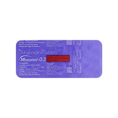 MOXONOL 0.3 Tablet 10's - Hypertension-Cen