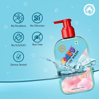 Mom & World Kidsy Body Wash - Candy Floss 240 ml - Baby Body Wash