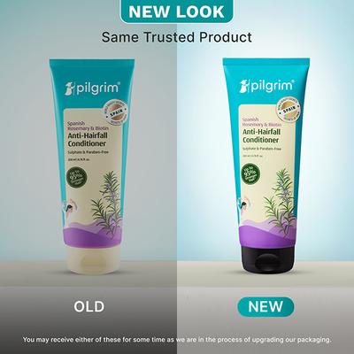 Pilgrim Spanish Rosemary & Biotin Anti-Hairfall Conditioner for Reducing Hair Loss & Breakage 200 ml - Conditioners