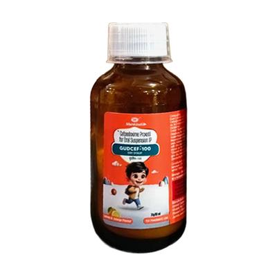 GUDCEF 100 LEMON & ORANGE FLAVOUR Dry Syrup 30ml - Bacterial Infections-Cep