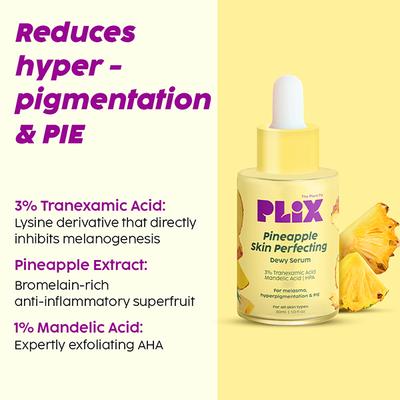 Plix The Plant Fix 3% Tranexamic Face Serum (30Ml) And Pineapple Foaming Face Wash (100Ml) 2's - Face Serum