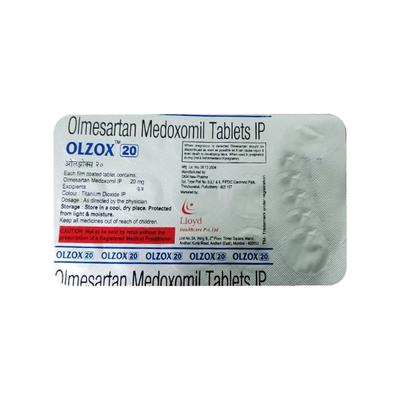 OLZOX 20 Tablet 15's - Hypertension-Ang