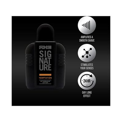 Axe Vitalizing Smooth Chocolate Dark Temptation After Shave Lotion 100ml - Pre & Post Shaves