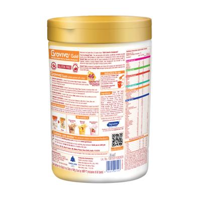Groviva Gold Age 2+ Child Nutrition Supplement Powder Jar - Vanilla Flavour 400 g - Baby And Infant Supplements