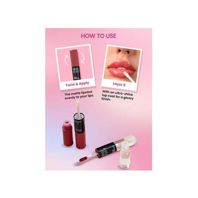 Swiss Beauty Duo Lipstick-Hazel Nude 10 ml - Lipsticks