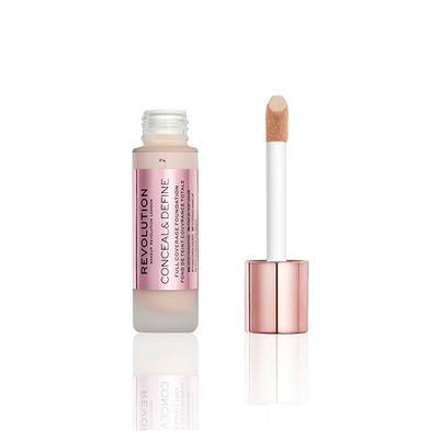 Makeup Revolution Conceal & Define Foundation F4 23 ml - Concealer