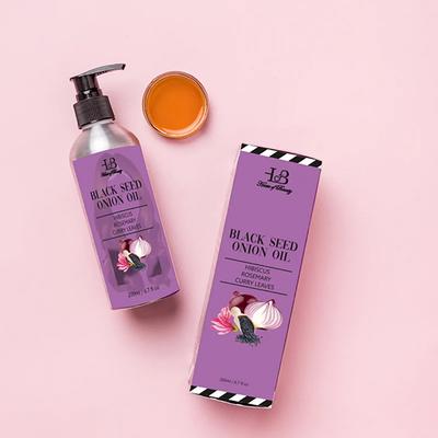 House of Beauty Blackseed Onion Oil Reduces Hair Fall With Real Kalonji Seeds Benefits 200ml - Hair Oils