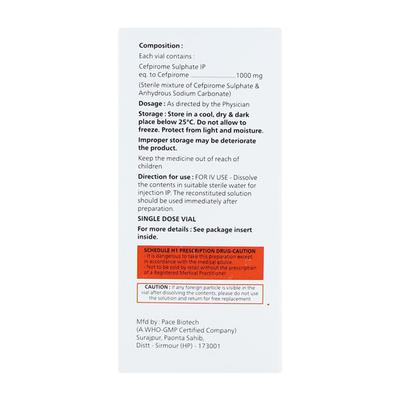 ALLARD 1000mg Injection 1's - Bacterial Infections-Cep