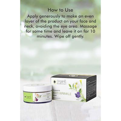 Organic Harvest Orgawrink Anti Wrinkle Face Mask 50 gm - Masks & Peels