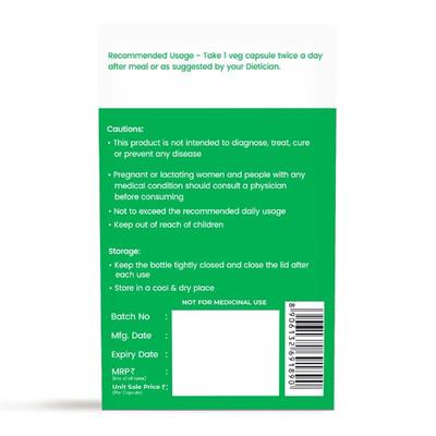 Dr. Morepen Veg-Omega 500 mg Capsule 60's - Omega Fish Oil Fatty Acids