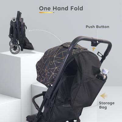 R for Rabbit Pocket Air Stroller - Black 1's - Baby Safety