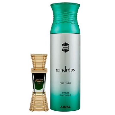 Ajmal Jannatul Firdaus Concentrated Perfume Oil Oriental And Raindrops Femme Deodorant Floral Chypre Fragrance 210 ml - Perfumes (Edt/Edp)