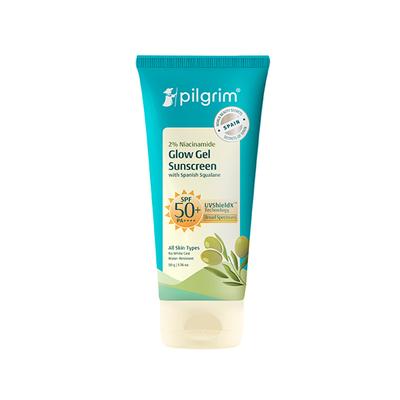 Pilgrim 2% Niacinamide Glow Sunscreen SPF 50 PA+++ 50 gm - Face Sunscreen