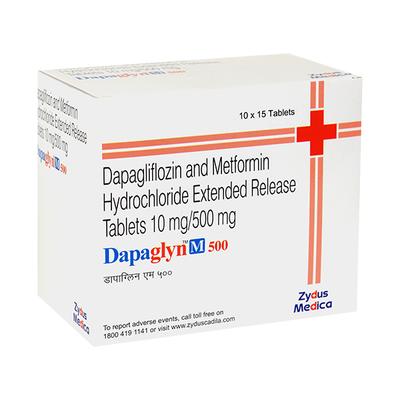DAPAGLYN M 500 Tablet 15's - Diabetes-Ant