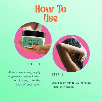 Arata Advanced Curl Care Hair Mask For Intensive Moisture & Strength Control 100 gm - Hair Masks & Packs