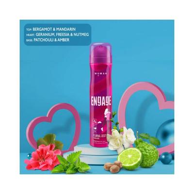 Engage Deo Sprays Floral Zest 150ml - Body Mist/Spray