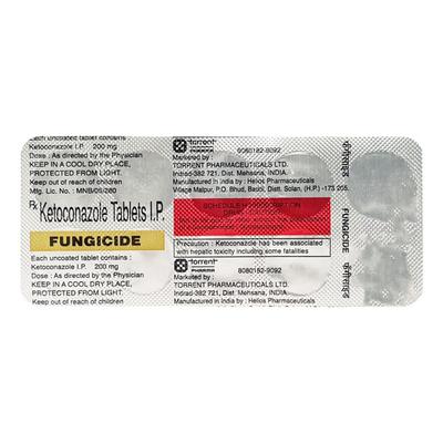 Fungicide 200mg Tablet 10'S - Fungal Infections-Anf