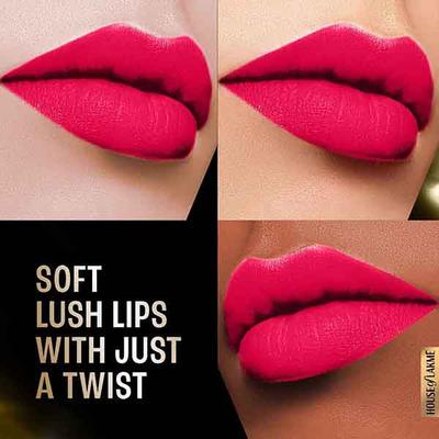 Lakme Forever Matte Lipstick, Made With French Rose Oil Extracts, Pink Ruby, 4.5 gm - Lipsticks