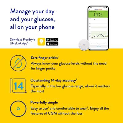FreeStyle Libre Flash Glucose Monitoring System Sensor - Blood Glucose Monitors/Strips