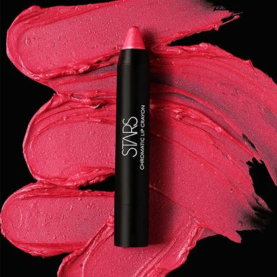 Star's Cosmetics Shiny Finish, Richly Pigmented, Long Lasting Lip Crayon Lipstick, Rose 3.5 gm - Lipsticks