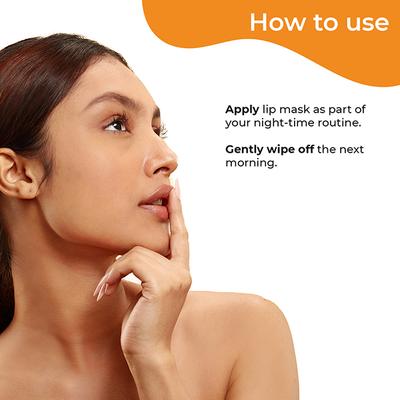 Pilgrim 2 percent Vitamin C Lightening Lip Sleeping Mask for Soft, Smooth and Dark Lips 9 ml - Masks & Peels