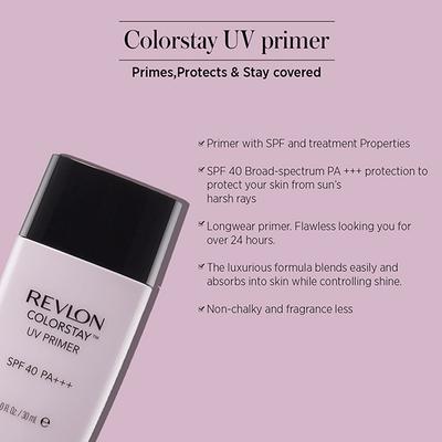 Revlon Colorstay UV Primer SPF 40 PA +++ - Transparent 30ml - Primer