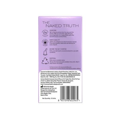 Durex Smooth Glide Condoms for Men 10's - Plain/Flavoured Condoms
