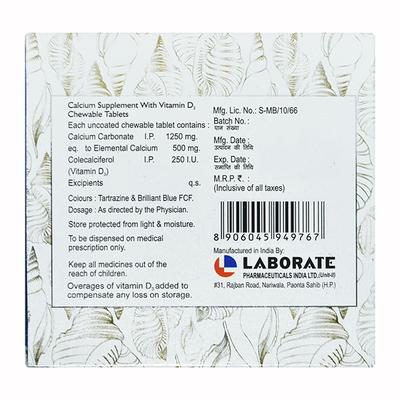 CAL D3 Tablet 15's - Supplements-Cal