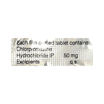 Chlorpromazine 50mg Tablet 10'S - Psychosis-Ans