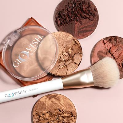 Huda Beauty Glowish Soft Radiance Bronzing Powder 02 Medium 8 gm - Bronzers